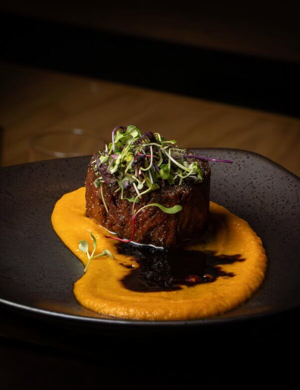 Juicy marble steak