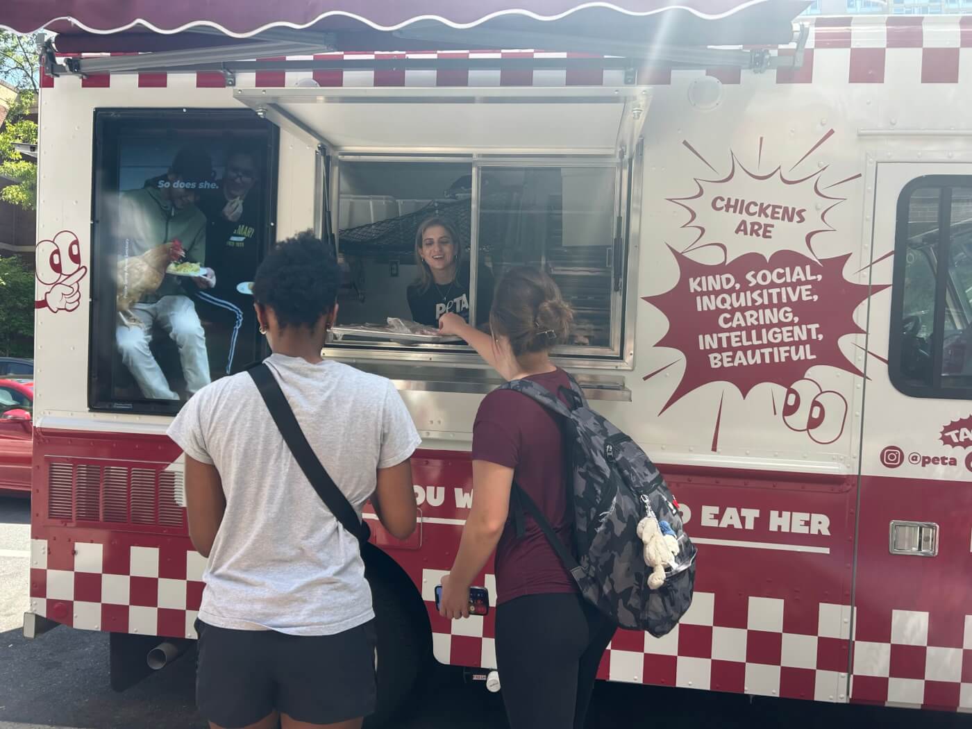 Chicken truck demo tour