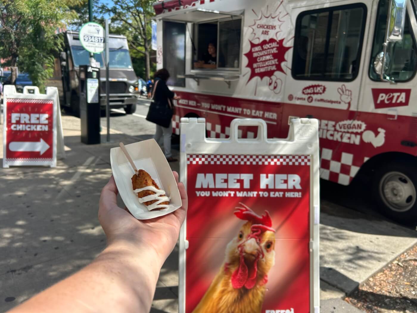Chicken truck demo tour