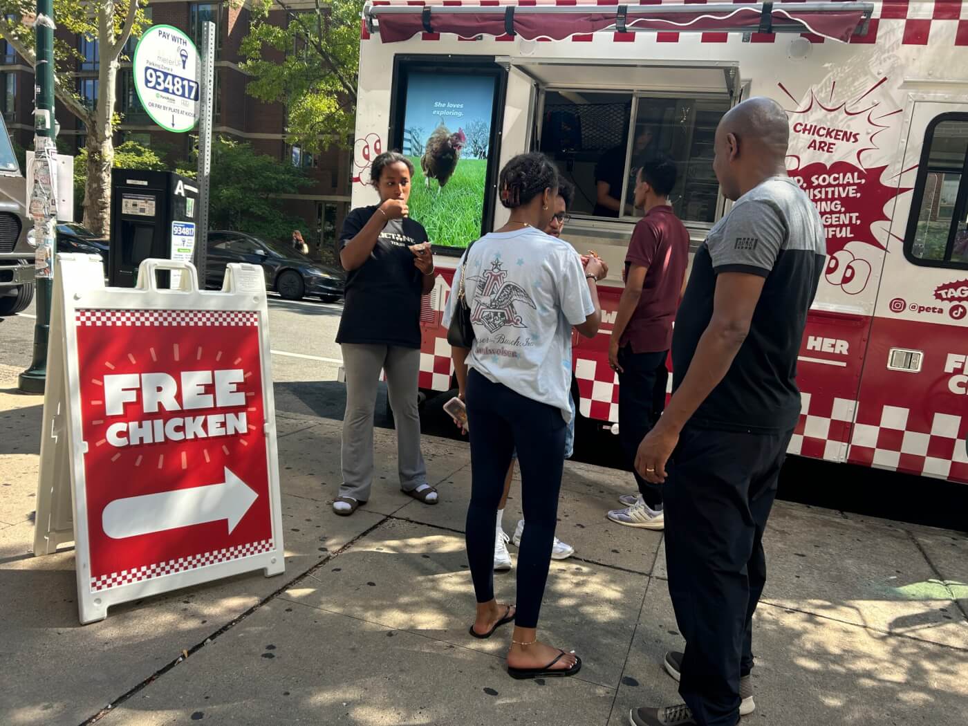 Chicken truck demo tour