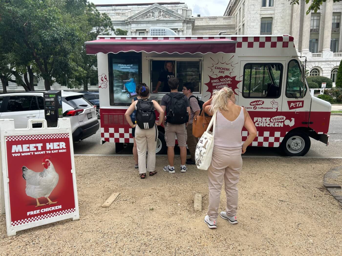 Chicken truck demo tour
