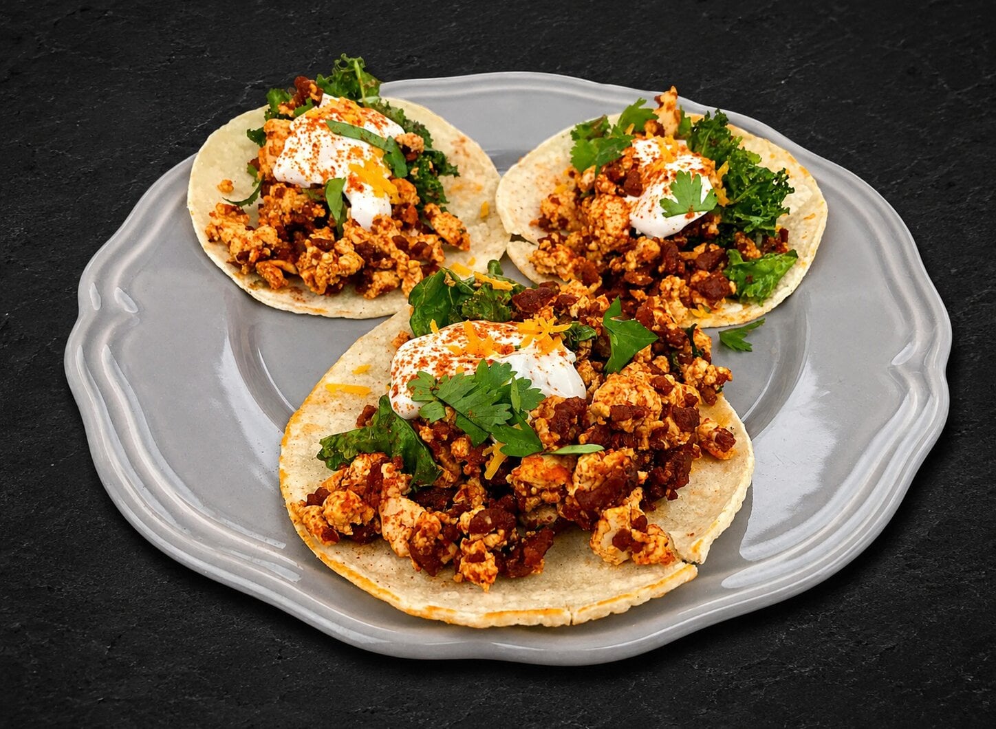 Breakfast Scramble Tacos