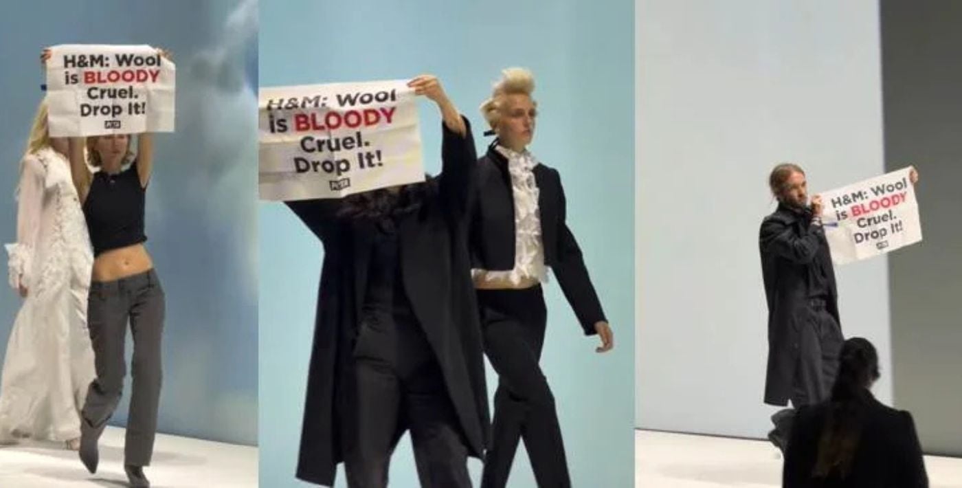 H&M runway protest