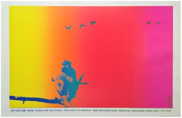 PETA, a painting by Peter Max