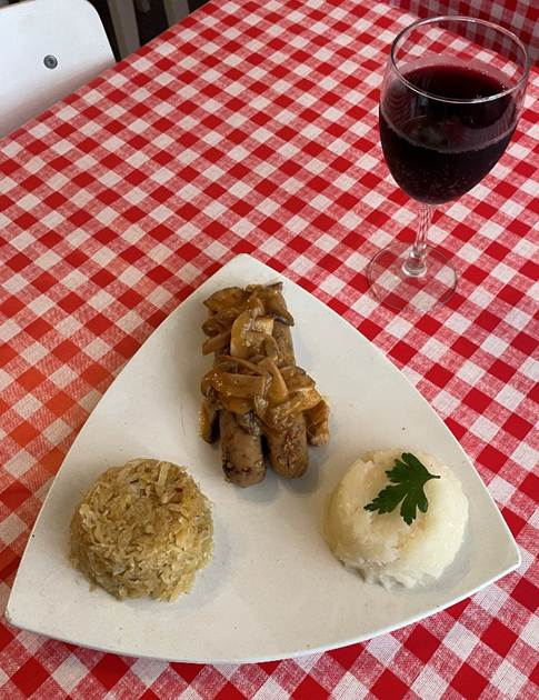 The Vegan Mushroom Sausage. Credit: The German Knodle
