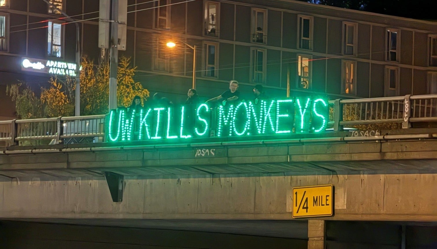 UW Kills Monkeys